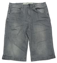 Šedé riflové kraťasy Denim 