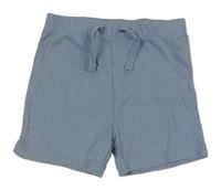 Modré žebrované lehké kraťasy Primark