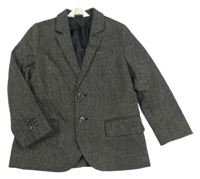 Černo-šedé vzorované sako H&M