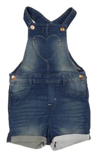 Modré riflové laclové kraťasy H&M