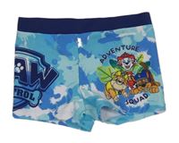 Modré vzorované nohavičkové plavky s Paw Patrol Nickelodeon