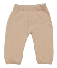 Broskvové úpletové kalhoty H&M