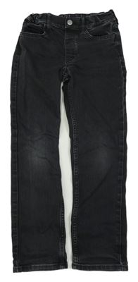 Černé slim fit rifle H&M