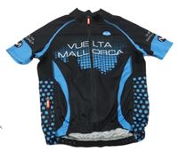 Černo-modré cyklistické propínací tričko