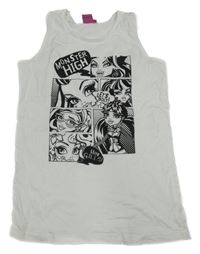 Bílý top Monster High
