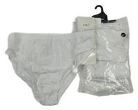 Nové - 5x bílé slipy M&S