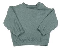 Zelenošedá oversize mikina F&F