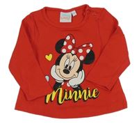 Červené triko s Minnie Disney