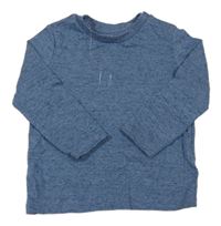 Modré melírované triko F&F