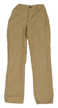 Béžové plátěné chino kalhoty H&M