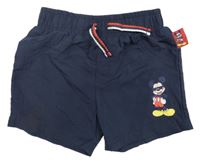 Tmavomodré plážové kraťasy s Mickeym Primark
