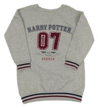 Šedá melírovaná dlouhá mikina Harry Potter Primark