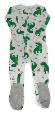 Bílý overal s dinosaury a palmami Carter's