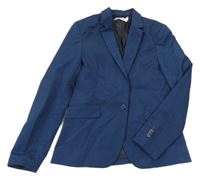 Tmavomodré společenské sako H&M