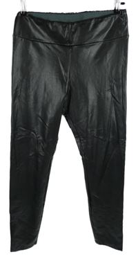 Dámské černé koženkové tregíny Primark 