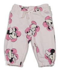 Světlerůžové tepláky s Minnie Disney