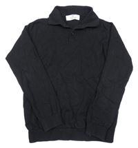 Černý svetr s límečkem H&M