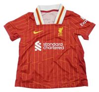 Červeno-žluté pruhované sportovní tričko - L.F.C Nike