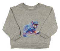 Šedá melírovaná mikina s Paw Patrol H&M