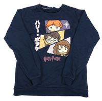Tmavomodrá mikina s postavami - Harry Potter PRIMARK