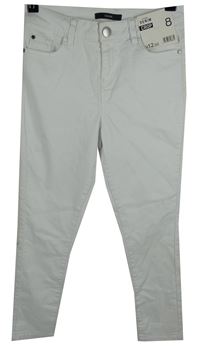 Nové - Dámské bílé skinny rifle George 