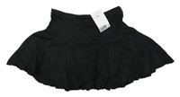 Nové - Černá žebrovaná sukně H&M