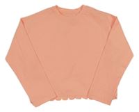 Růžové crop triko s holými zády Dunnes