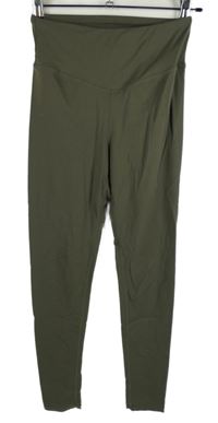 Dámské khaki sportovní legíny Shein 