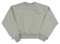 Šedá mikina s mašlemi z korálků H&M