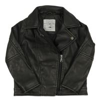 Černý koženkový crop podšitý křivák Primark