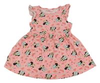 Korálové šaty s Minnie a melouny a volánky PRIMARK