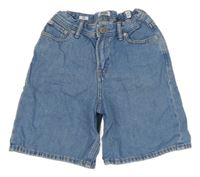 Modré riflové kraťasy Jack & Jones