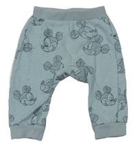 Světlezelené tepláky s Mickeym H&M