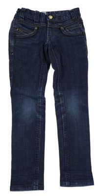 Tmavomodré skinny rifle River Island