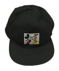 Antracitová kšiltovka s Mickeym a Plutem H&M