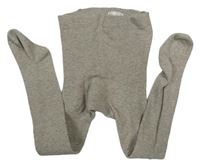 Hnědé melírované punčocháče H&M