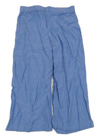 Světlemodré culottes kalhoty H&M