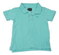Tyrkysové polo tričko H&M