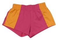 Růžovo-oranžové sportovní kraťasy 
