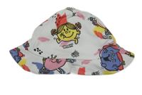 Bílý klobouk s LITTLE MISS