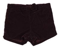 Lilkové sametové třpytivé kraťasy s mašlí H&M