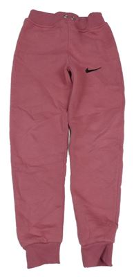 Starorůžové tepláky Nike