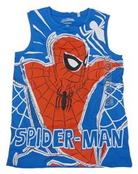 Nové - Modré vzorované tílko se Spidermanem C&A