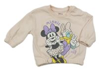 Světlerůžová mikina s Minnie a Daisy Primark