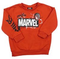 Červeno-černá mikina se Spidermanem Primark