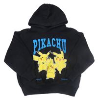 Černá mikina s Pikachu a kapucí Zara