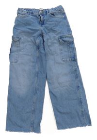 Modré cargo wide leg rifle Only