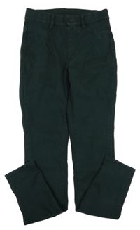 Tmavokhaki skinny rifle Uniqlo