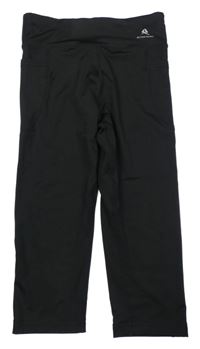 Černé sportovní capri legíny Active Rebel