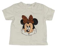 Bílé tričko s Minnie